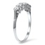 The Charee Ring, smalltop view on a hand