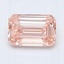 0.99 Ct. Fancy Intense Pink Emerald Lab Grown Diamond
