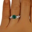 The Sevan Ring, smallzoomed in top view on a hand