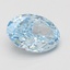 1.59 Ct. Fancy Vivid Blue Oval Lab Grown Diamond