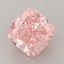 1.67 Ct. Fancy Vivid Pink Cushion Lab Grown Diamond