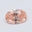 0.52 Ct. Fancy Vivid Pink Oval Lab Grown Diamond