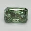 1.54 Ct. Fancy Vivid Green Radiant Lab Grown Diamond
