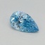 0.46 Ct. Fancy Vivid Blue Pear Lab Grown Diamond