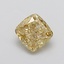 2.06 Ct. Fancy  Yellow Cushion Lab Grown Diamond