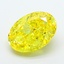 5.04 Ct. Fancy Vivid  Yellow Oval Lab Grown Diamond
