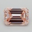 4.00 Ct. Fancy Intense  Pink Emerald Lab Grown Diamond