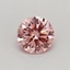 0.31 Ct. Fancy Vivid Pink Round Lab Grown Diamond
