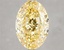 4.85 Ct. Fancy Vivid Yellow Oval Lab Grown Diamond