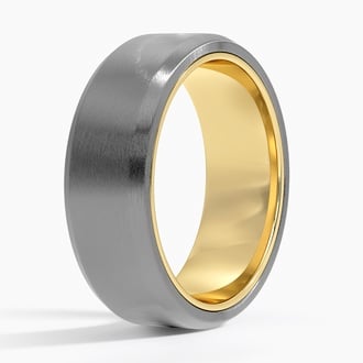 Endeavor 7.5mm Wedding Ring in 18K Yellow Gold