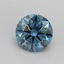 1.17 Ct. Fancy Vivid Blue Round Lab Grown Diamond