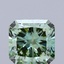 2.07 Ct. Fancy Vivid Green Radiant Lab Grown Diamond