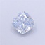 1.04 Ct. Fancy Light Blue Cushion Lab Grown Diamond