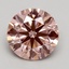 1.74 Ct. Fancy Intense Pink Round Lab Grown Diamond