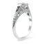 The Kateri Ring, smalltop view on a hand