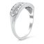 The Vica Ring, smalltop view on a hand