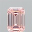 1.75 Ct. Fancy Intense Pink Emerald Lab Grown Diamond