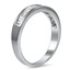 Liora Wedding Ring, smalltop view on a hand