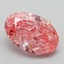 1.82 Ct. Fancy Vivid Pink Oval Lab Grown Diamond