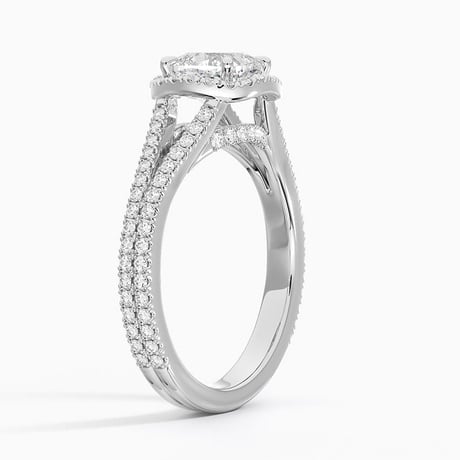 Fortuna Halo Diamond Ring - Brilliant Earth