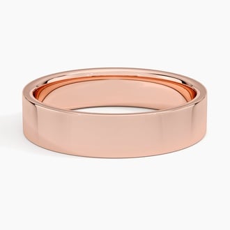 Mojave 5mm Wedding Ring in 14K Rose Gold