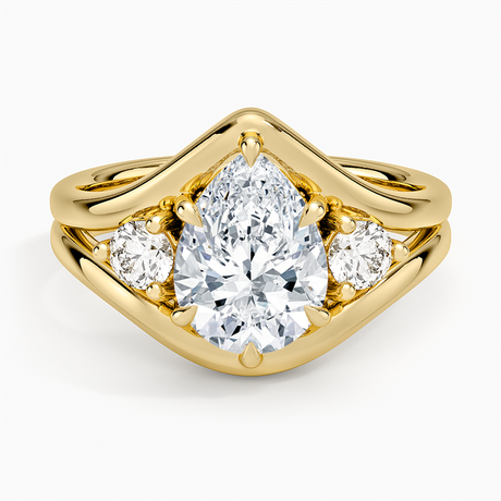 Frame Three Stone Diamond Ring (1/3 ct. tw.)