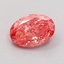 1.01 Ct. Fancy Vivid  Pink Oval Lab Grown Diamond