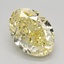 1.61 Ct. Fancy Intense Yellow Oval Lab Grown Diamond