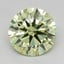 1.25 Ct. Fancy Vivid  Green Round Lab Grown Diamond