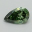 1.19 Ct. Fancy Vivid Pacific Green Pear Lab Grown Diamond