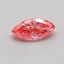 0.32 Ct. Fancy Vivid  Pink Marquise Lab Grown Diamond