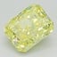 1.73 Ct. Fancy Vivid Yellow Radiant Lab Grown Diamond