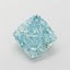 3.54 Ct. Fancy Vivid Blue Cushion Lab Grown Diamond