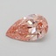 0.74 Ct. Fancy Intense Pink Pear Lab Grown Diamond