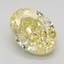 2.45 Ct. Fancy Intense Yellow Oval Lab Grown Diamond