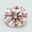 3.22 Ct. Fancy Intense Pink Round Lab Grown Diamond