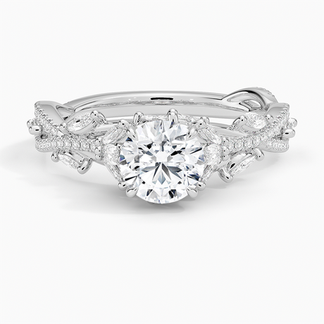 Luxe Secret Garden Diamond Engagement Ring