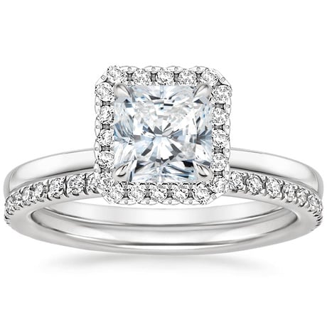 18K White Gold Vienna Diamond Bridal Set (1/2 ct. tw.)
