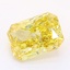 1.54 Ct. Fancy Vivid Yellow Radiant Lab Grown Diamond