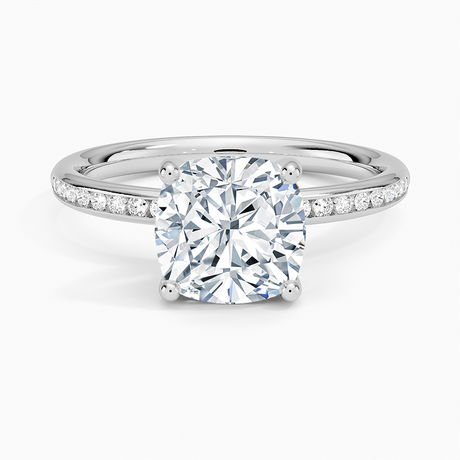 18K White Gold Tabitha Channel Set Diamond Ring