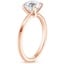 14K Rose Gold Hazel Ring, smallside view
