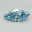 0.72 Ct. Fancy Vivid Blue Marquise Lab Grown Diamond
