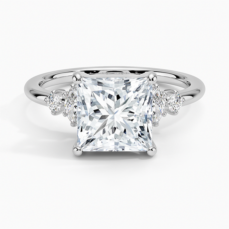 18K White Gold Miroir Diamond Ring