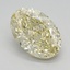 1.22 Ct. Fancy Yellow Oval Lab Grown Diamond