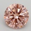 3.00 Ct. Fancy Intense Pink Round Lab Grown Diamond