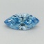 0.45 Ct. Fancy Vivid Blue Marquise Lab Grown Diamond