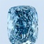 1.51 Ct. Fancy Vivid Blue Cushion Lab Grown Diamond