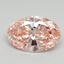 2.07 Ct. Fancy Vivid Pink Oval Lab Grown Diamond