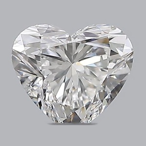 Heart diamond — real photo