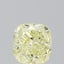 1.01 Ct. Fancy  Yellow Cushion Diamond